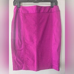 White House Black Market Fuchsia Pencil Skirt